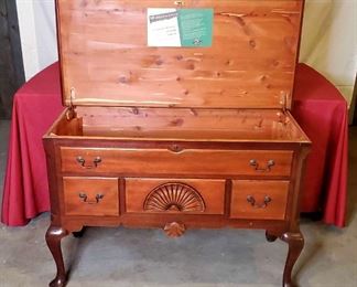 Queen Anne Cedar Storage Chest