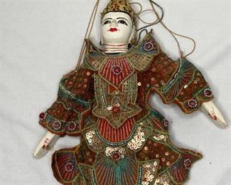 Vintage Wooden Bali Marionette