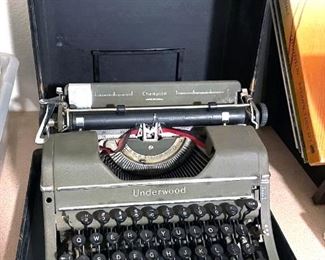 Underwood typewriter