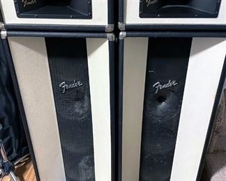 Fender speakers (need screen repair)