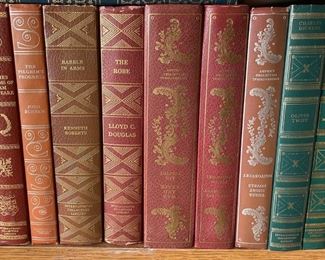 Leather-bound literature sets