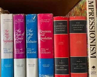 Hard-bound book sets, Art books