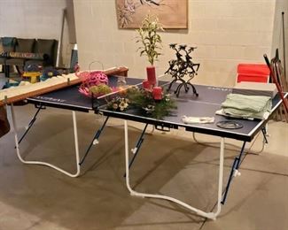 Newer Ping Pong Table that folds up.
