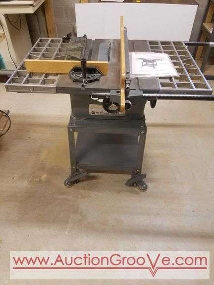 2 ROCKWELL 10in tilting Arbor contractors table saw