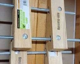 21  4  Jorgensen and 2  Pittsburgh non  marring wooden hand screw clamps