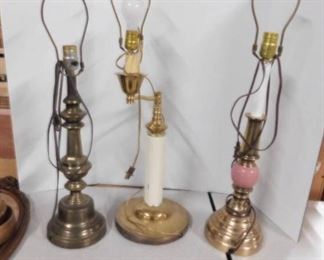 Brass Like Table Lamps