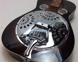 EARLY 1970s DOBRO SQUARE NECK RESONATOR STEEL GUITAR, VGC