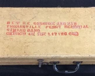 EARLY 1950s SUPRO TWIN NECK LAP STEEL GUITAR w CASE,