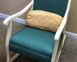 UPHOLSTERED ROCKING CHAIR