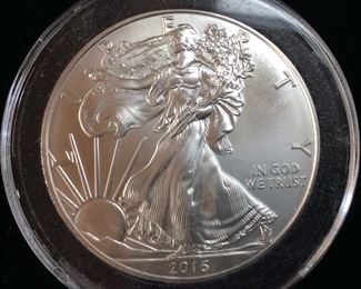 2015 SILVER AMERICAN EAGLE DOLLAR 1 OUNCE #2