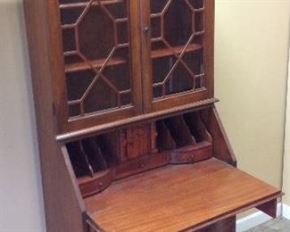 VTG. MAHOGANY SECRETARY DESK