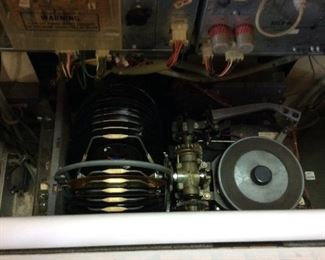 VTG. ROCK-OLA MODEL #488 JUKEBOX, .45 VINYL RECORDS