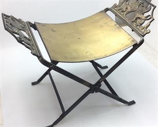 ANTIQUE OSCAR BACH STYLE VANITY BENCH