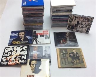 ASSORTED CD’S, BRUCE SPRINGSTEEN, ERIC CLAPTON, THE BEATLES, BONNIE RAITT, ROLLING STONES
