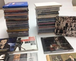 ASSORTED CD’S, BRUCE SPRINGSTEEN, ERIC CLAPTON, THE BEATLES, BONNIE RAITT, ROLLING STONES