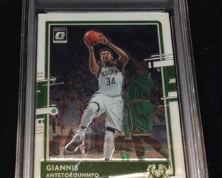 2020-21 OPTICS GIANNIS ANTETOKOUNMPO EMC GRADED GEM MT10,