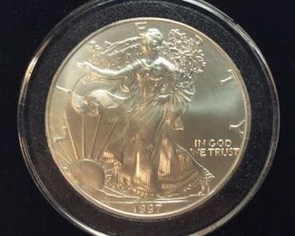 1997 SILVER 1oz AMERICAN EAGLE DOLLAR