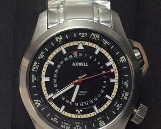 AXWELL VERTIGO AUTOMATIC BRACELET WATCH, NEW