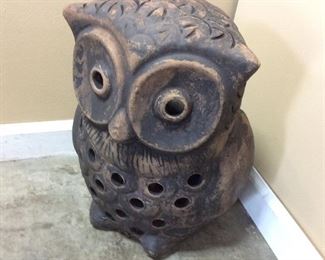VTG. OWL CANDLEHOLDER