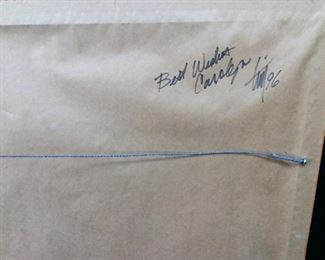 SIGNED TIM BRUCE #661/750, ‘ON A CLEAR DAY