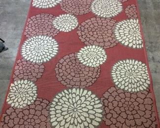 MONTEREY MUMS AREA RUG, 4’11’’ by 7’6’’