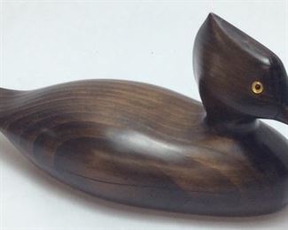 1991 SIGNED R.DEDEKIND CARVED WOOD DUCK