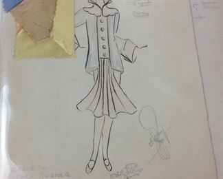 (5) COSTUME SKETCHES BY HARRY PHILIPS FROM 1949 NYC PRODUCTION ''CALL ME WHATE'ER YOU WILL'' BY GEORGE GERSHWIN