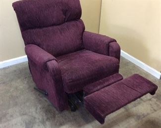 BURGUNDY RECLINER