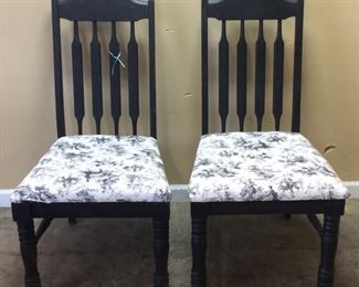 PAIR OF DINING CHAIRS