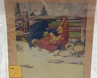 VTG. BOOKS, LITTLE RED HEN