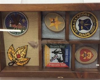 BOY SCOUT FRAMED PATCHES