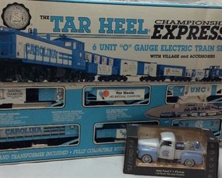 TAR HEEL TRAIN SET & 1952 FORD PICK UP