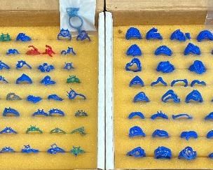 BOXES OF JEWELRY CAST RINGS