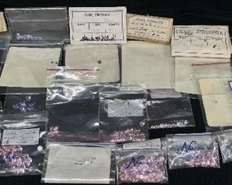 ASSORTED IMMITATION SEMI PRECIOUS STONE