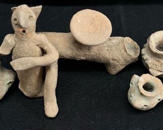 (6) PRE-COLOMBIAN FIGURINES