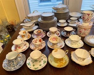 Assorted Vintage China Tea Cups