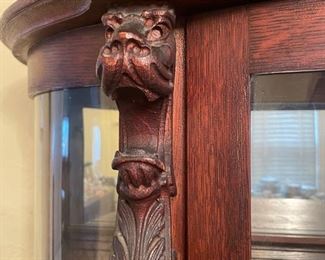 Lion Head Carving Detail