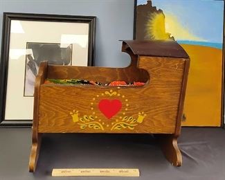 Wooden Cradle And More