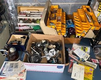 Fishing reels and a few lures $5-10 on choice at the sale, as well as a bunch in the garage too!!