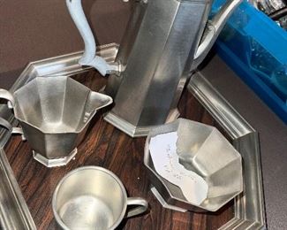 retro Gorham Pewter Coffee set $50