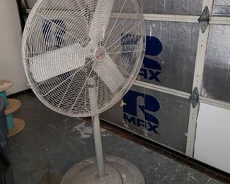 Shop Fan on Pedestal.  30 ".