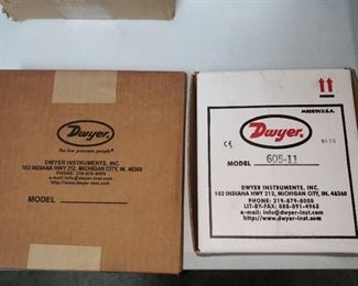 I have 14 Dwyer 605-11, new in boxes.  New price is about $400.00.  I will sell for $100 each.   I have 16 Dwyer A-605 new in boxes.  New price is $46.  I will sell for $20 each.
