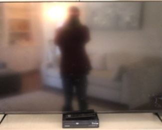 45 - Vizio 50-inch LCD T.V. Comes with Remote and Magnavox DVD Player. DVD Player does not have a remote.
