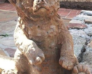 61 - Resin Bear Statue 14 inches tall
