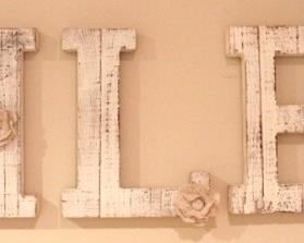 117 - Name Sign "Riley" - 14" tall
