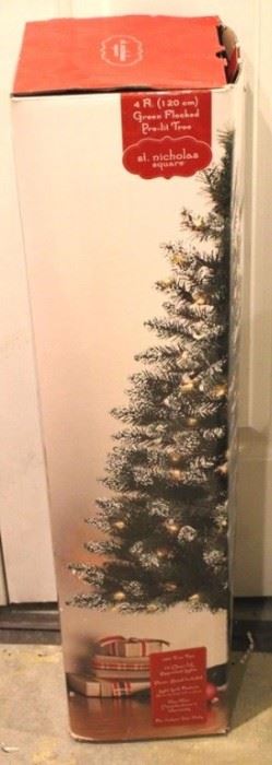 134 - 4 Foot Pre-Lit Christmas Treet in Box
