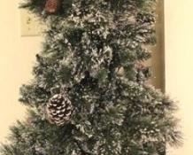 137 - Pre-Lit Christmas Tree - 77" tall
