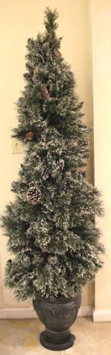 137 - Pre-Lit Christmas Tree - 77" tall
