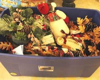 140 - Tote full of Holiday Items
