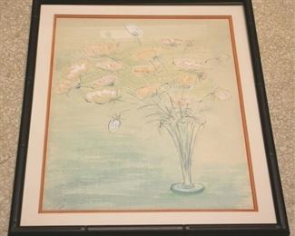 14 - Framed Watercolor - signed 26 x 21.5
